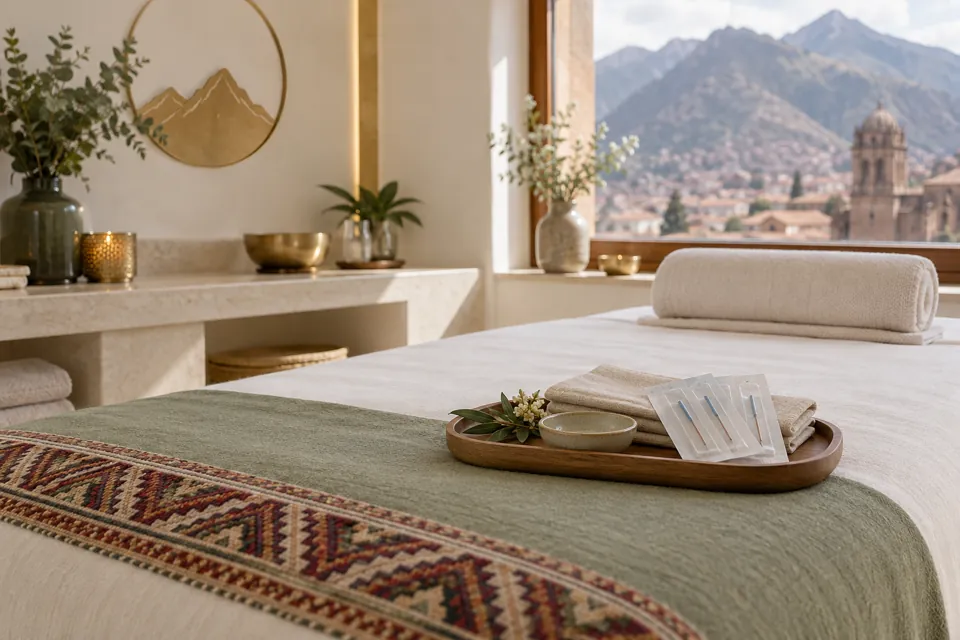 Acupuncture appointment information from Ilumina Spa in Cusco