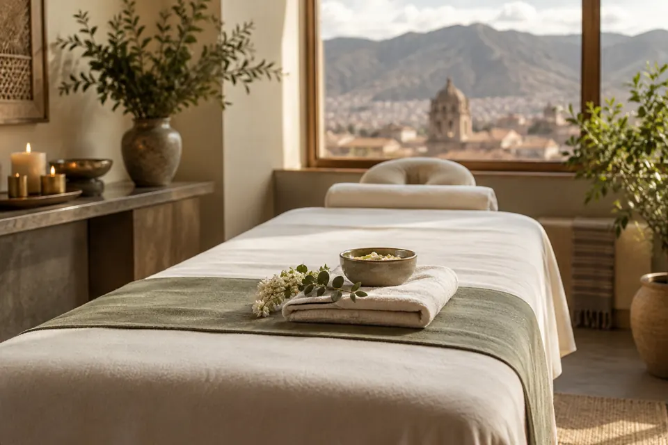 Illustrative calm setting at Ilumina Spa in Cusco