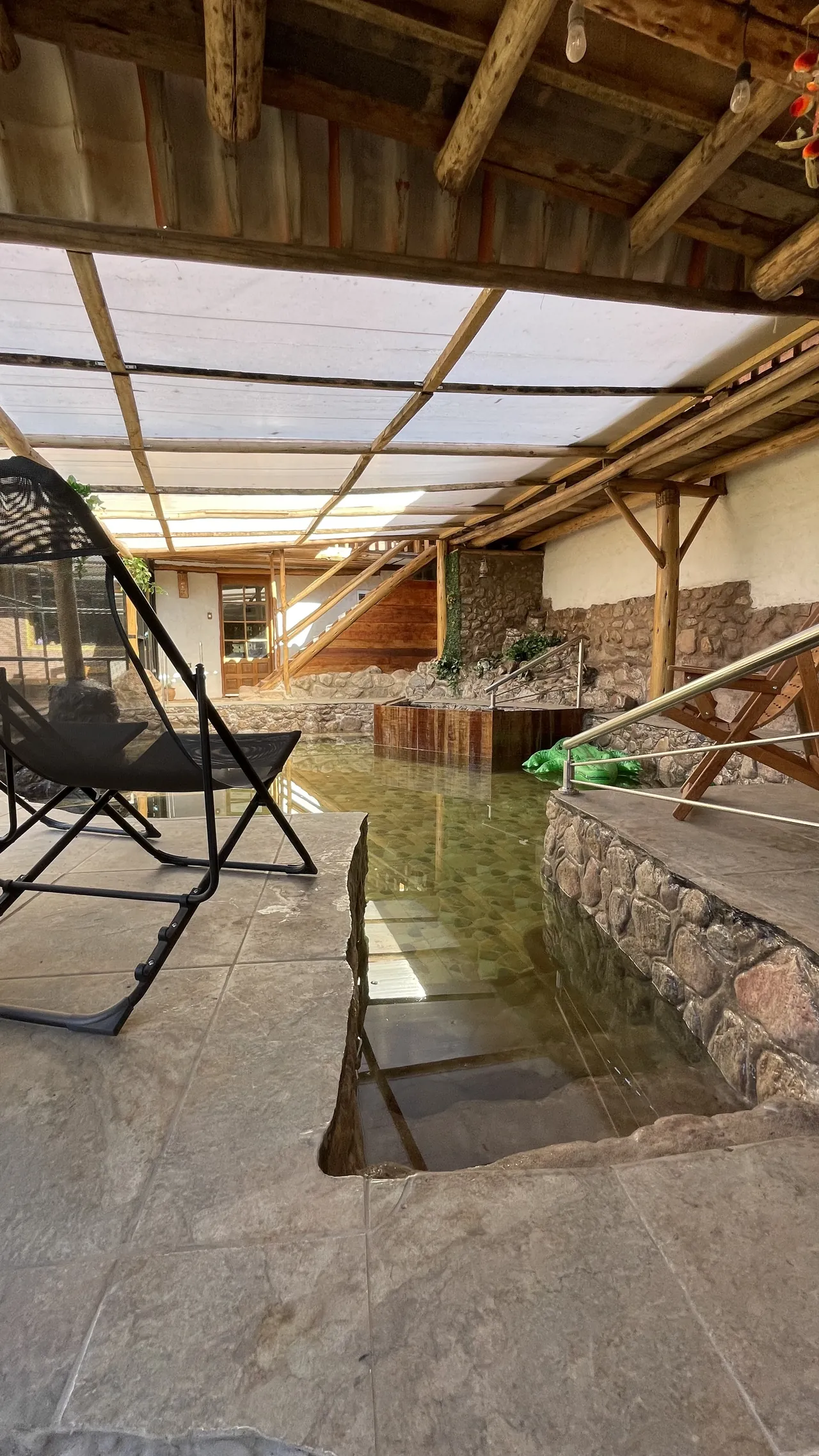Pool at Unu Samay Wellness spa in Urubamba